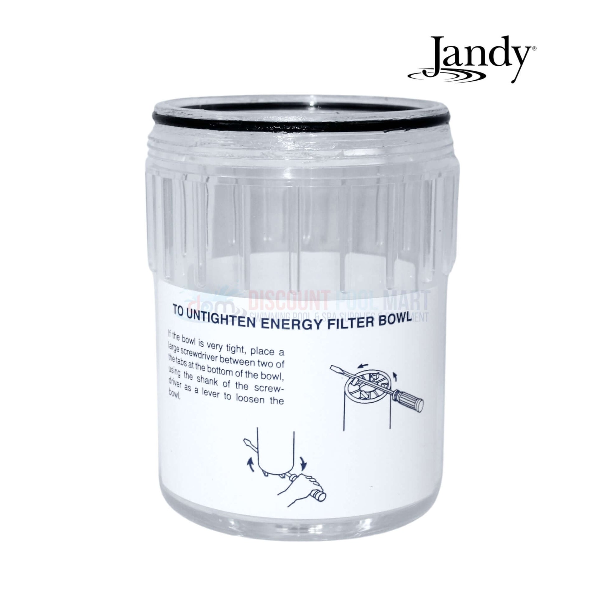 Jandy Energy Filter Bowl with O-Ring for Ray-Vac pool cleaner, available at Discount Pool Mart DPM.