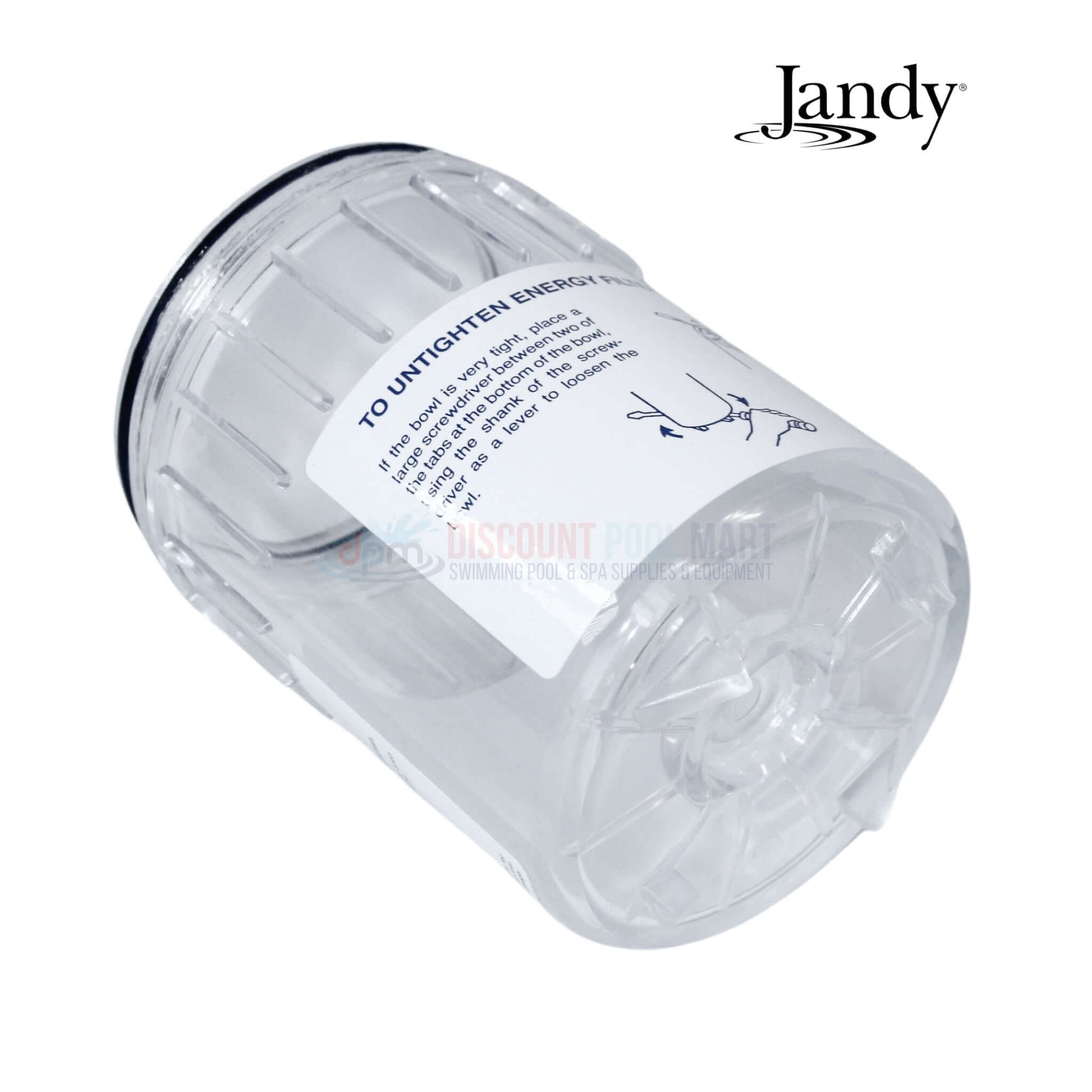 Jandy Energy Filter Bowl with O-Ring R0373500 from Discount Pool Mart, designed for Jandy Ray-Vac pool cleaner model 2888.
