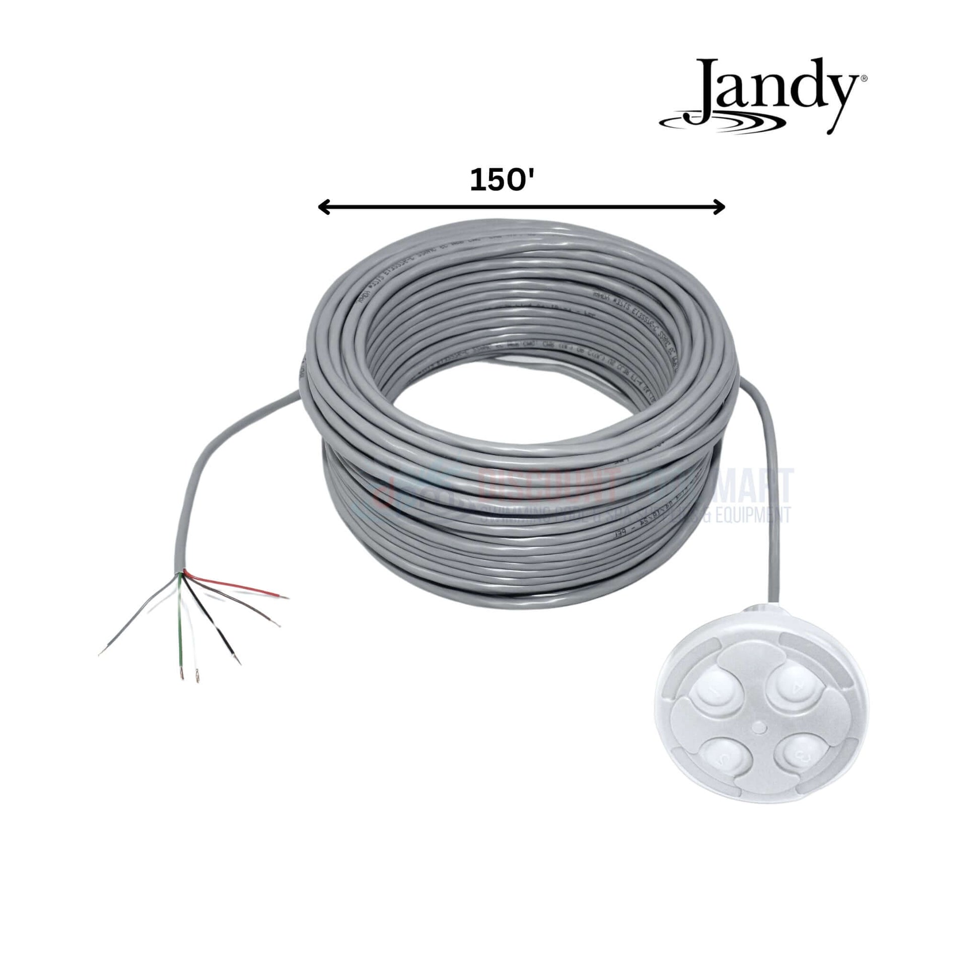Jandy Spa Side Remote with 150' cable for AquaLink systems from Discount Pool Mart DPM, controls multiple spa features.