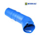 Zodiac Baracuda Twist-Lock 45 Degree Elbow Extended for Discount Pool Mart DPM. Ideal for flow keeper valve connections.