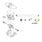 Zodiac Cyclonic Scrubbing Brush Replacements parts diagram for MX8 MX6 Elite | Discount Pool Mart DPM | R0714400