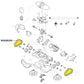 Zodiac MX8 and MX6 replacement parts diagram, including R0526100 track tires from Discount Pool Mart DPM.