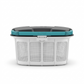 Scuba N1 Max filter basket closed with handle folded flat, mesh side panels visible