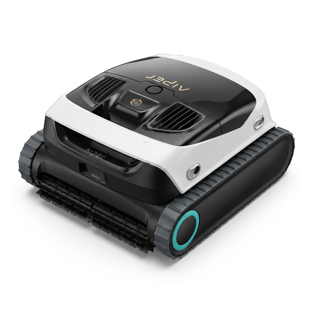 Aiper Scuba N1 Max cordless robotic pool cleaner, front three-quarter view