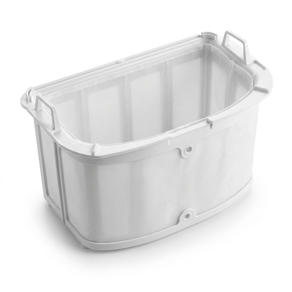 3 micron MicroMesh ultra-fine filter insert fitted inside the Scuba N1 Max basket