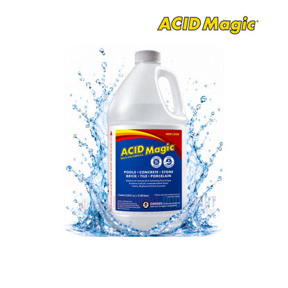 Acid Magic Buffered Muriatic Acid - 1 Gallon (90% Fewer Fumes) | USA-128-1