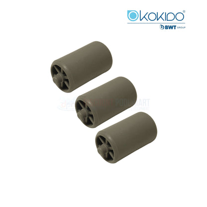 EV90ASM03 | Kokido Turbo Rechargeable Pool Vacuum 3 Piece Wheel Set