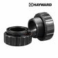 Hayward 1-1/2 in. Union Connector Set of 2 (Slip, with Nuts & O-Rings) | SP1500UNPAK2