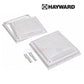 Hayward 9 x 9 in. High-Flow VGB Main Drain Cover & Frame - 2-Pack | WG1031HF2PAK2