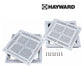 Hayward 12 x 12 in. High-Flow VGB Main Drain Cover & Frame - 2-Pack | WG1032HF2PAK2