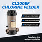 Hayward CL200EF Automatic In-Line Chlorine Tablet Feeder, 9 lb | CL200EF