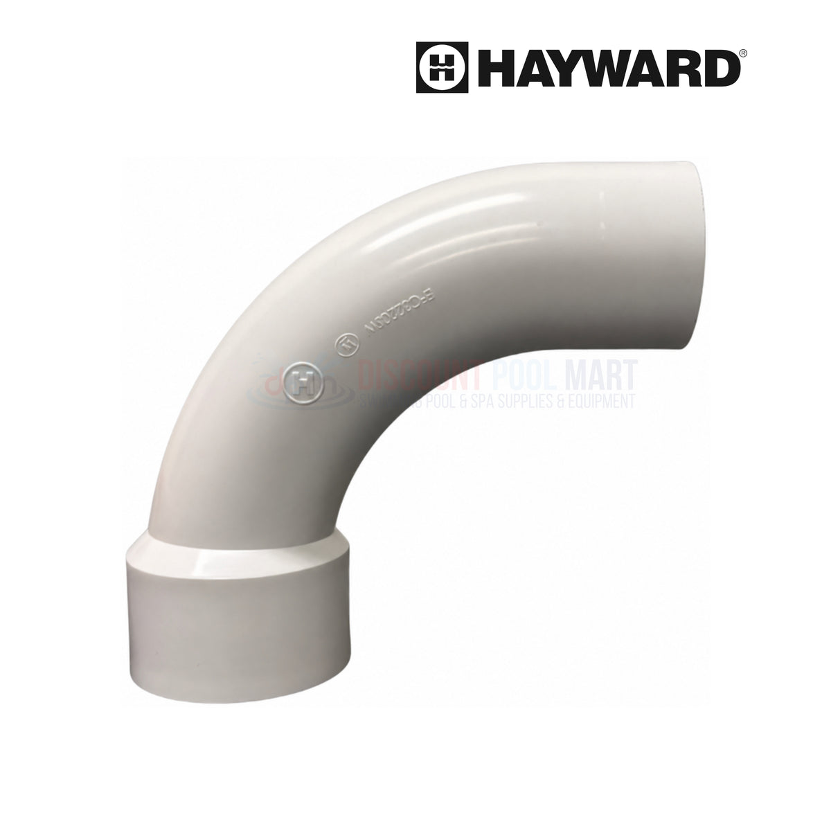 Hayward EcoFlo 2 in. Street Sweep 90-Degree Elbow, Spigot x Socket | EFC3220SW