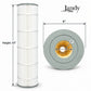 Jandy CS200 Replacement Filter Cartridge, 200 Sq Ft | R0462400