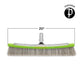 Piranha 20" Nylon/Stainless Steel Combo Algae Pool Brush | PA-20CB