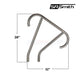S.R. Smith Meridian Series Single Deck Hand Rail 1.90 OD | MER-1001S