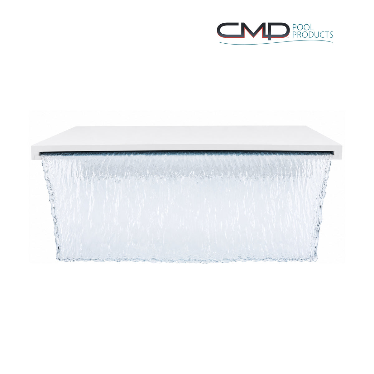 CMP 18" Sheer Descent Waterfall with 1" Lip - White | 25577-170-000