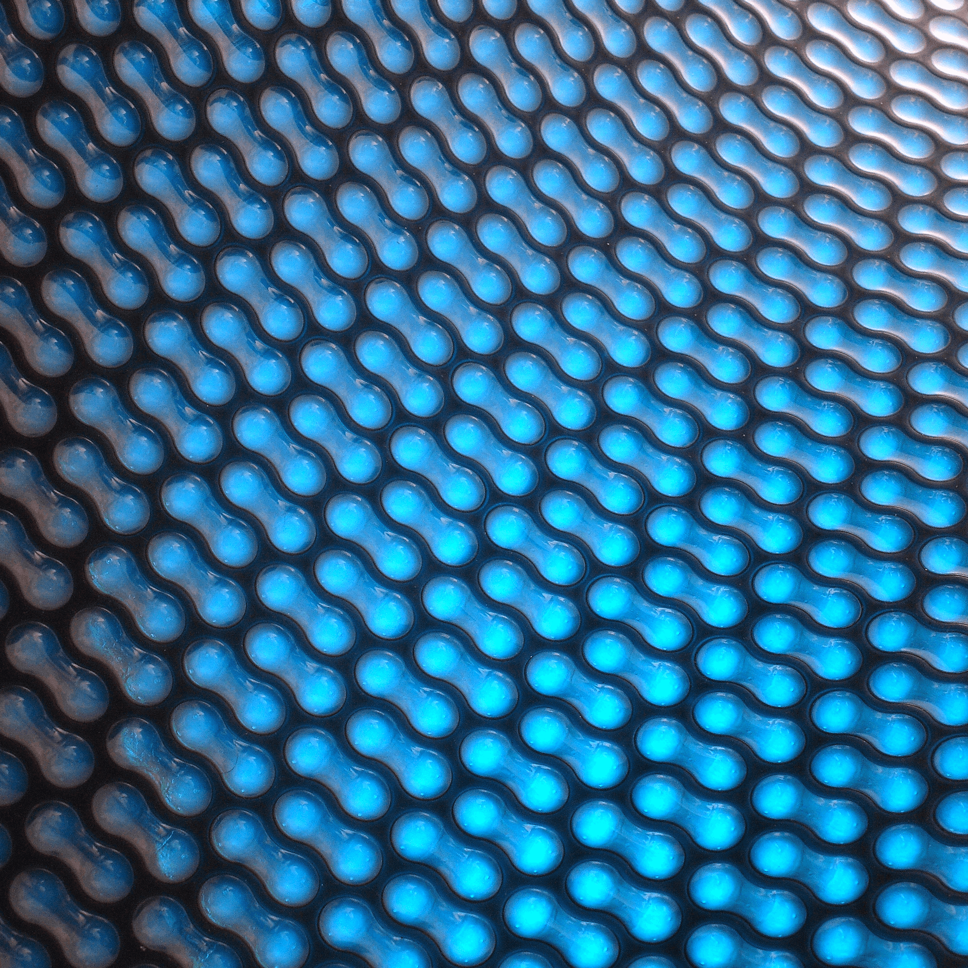 Studio photo showing the full view of the EnergyGuard™ GeoBubble™ solar pool cover.