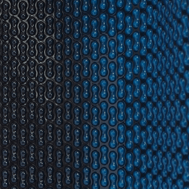 Close-up studio shot showing the fine texture and bubble design of the EnergyGuard™ cover.