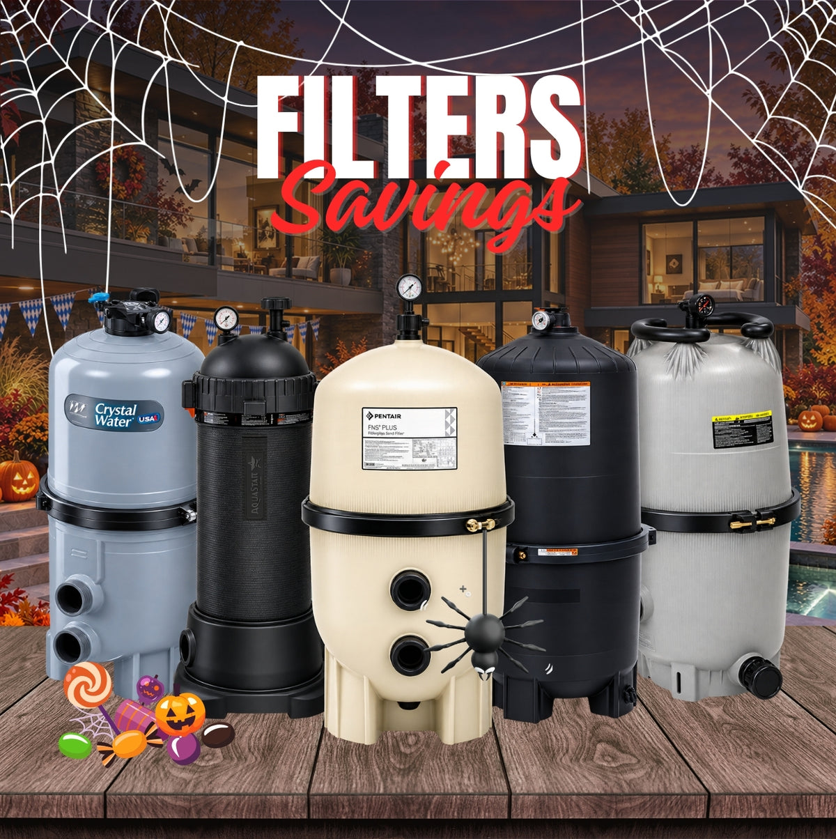 Filters savings: fall deals on pool cartridge, DE and sand filters