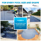 Overview of the EnergyGuard™ cover’s 8-year warranty and durability features against sun and chemical exposure.