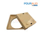 Pour-A-Lid Square Low Profile 10" Skimmer Cover | 10SQ201