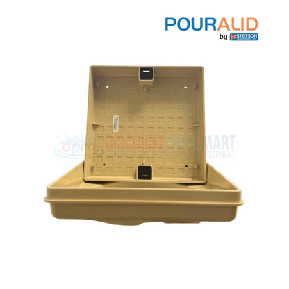 Pour-A-Lid Square Low Profile 10" Skimmer Cover | 10SQ201