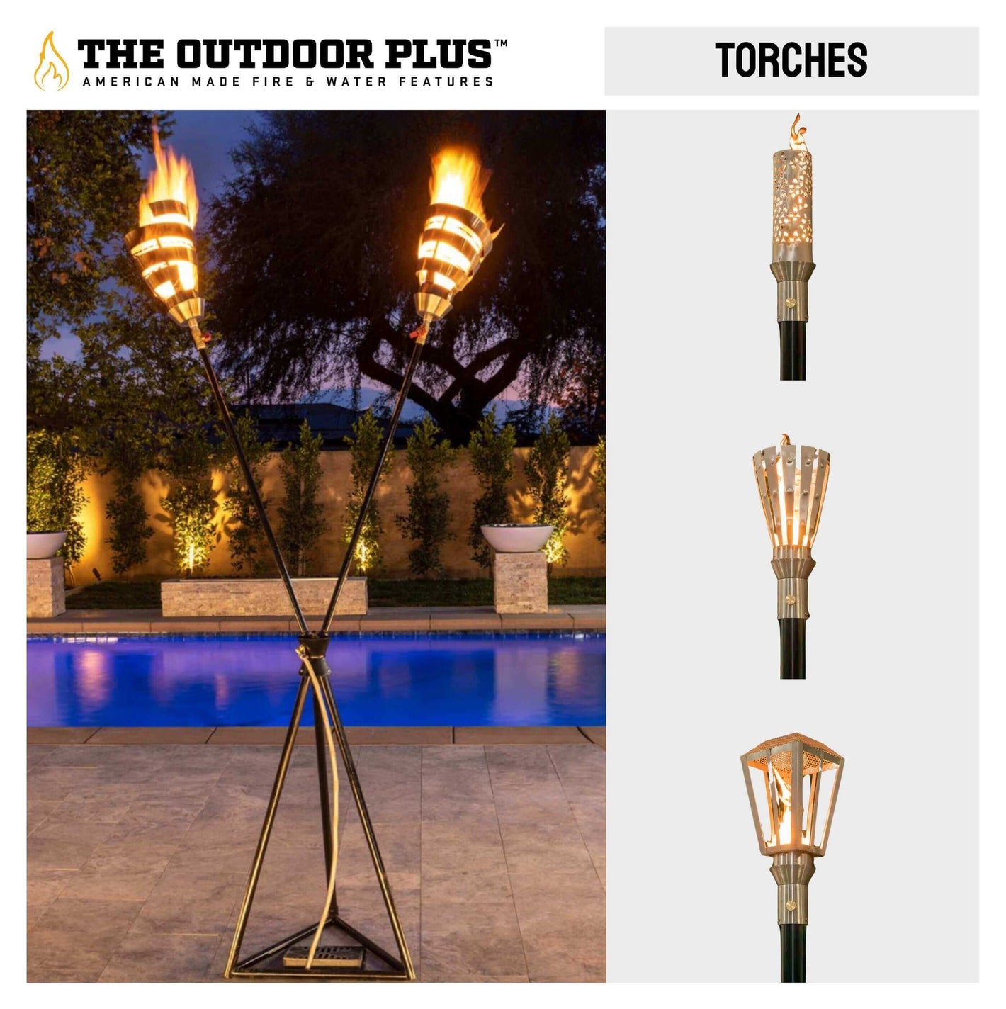 The Outdoor Plus Fire & Water Features | Bowls, Burners, Torches