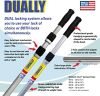 Skimlite Dually Telescopic Pool Pole 8-16 Ft Dual Locking | 9016