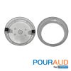 Pouralid Swimming Pool Skimmer Cover 10" Round Clear | 201PALCLEAR
