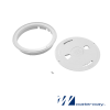 Waterway Plastics Round Skimmer Lid And Ring  White | 540-6460WW