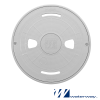 Waterway Plastics Round Skimmer Lid And Ring  White | 540-6460WW