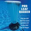 Pro Leaf Bagger Weighted Urethane Ball Bearing Wheels & Metal Swivel Handle | B5115