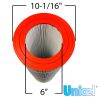 Unicel Pentair, Predator  200 sq. ft Replacement Cartridge R173217 | C-9419 