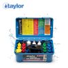 Taylor Service Complete Pool Test Kit | Chlorine, pH, Alkalinity, Hardness, and CYA – 0.75 oz Bottles | K-2006