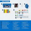 Taylor Service Complete Pool Test Kit | Chlorine, pH, Alkalinity, Hardness, and CYA (High Range) – 2 oz Bottles | K-2006C