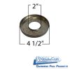 Permacast Handrail and Ladder Stainless Steel Escutcheon PE-0019-S