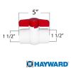 Hayward PVC Ball Valve 1 1/2" | QVC1015SSEW