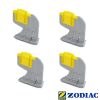 Zodiac Baracuda MX8/MX8EL Automatic Pool Cleaner Cyclonic Scrubbing Brush 4 Pack | R0714400