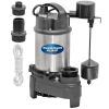 Superior Submersible Water Pump 1/2 HP Stainless Steel and Cast Iron With Float | 92589