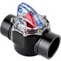 H2 Flow Controls FV-C Control FlowVis 2 x 2.5in Complete Pool Flow Meter and Check Valve