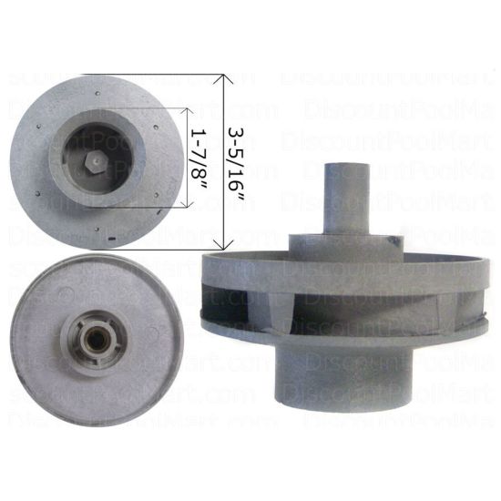 WATERWAY, Impeller 3/4 HP 310-3990, WAT310-3990