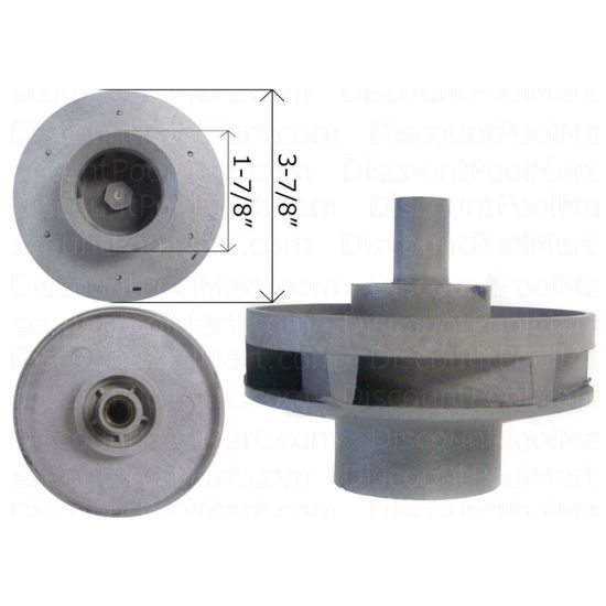 WATERWAY, Impeller Assembly For 3.0 HP Hi-Flo Side Discharge Pump 310-4020 310-4020B, WAT310-4020