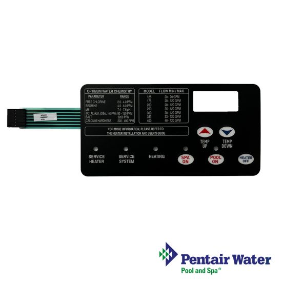 Pentair MasterTemp/Max-E-Therm Pool/Spa Heater Switch Membrane Pad Replacement | 472610Z 