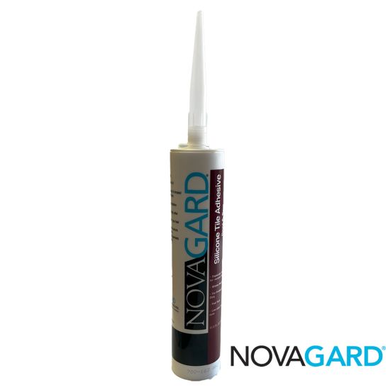 NovaGard Silicone Tile Adhesive 10.3 oz   White | 700-163