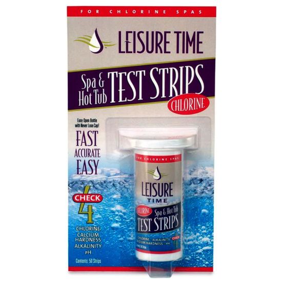 Leisure Time Spa & Hot Tub Chlorine Test Strips | 45010