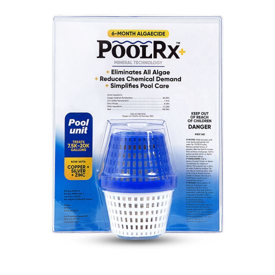 PoolRx+ Blue/White (with silver)  for 7.5K – 20K gallons| 331001