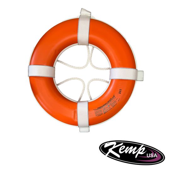 Kemp USA  Life Ring Foam Buoy Orange 20" 10-205-ORG | PS363