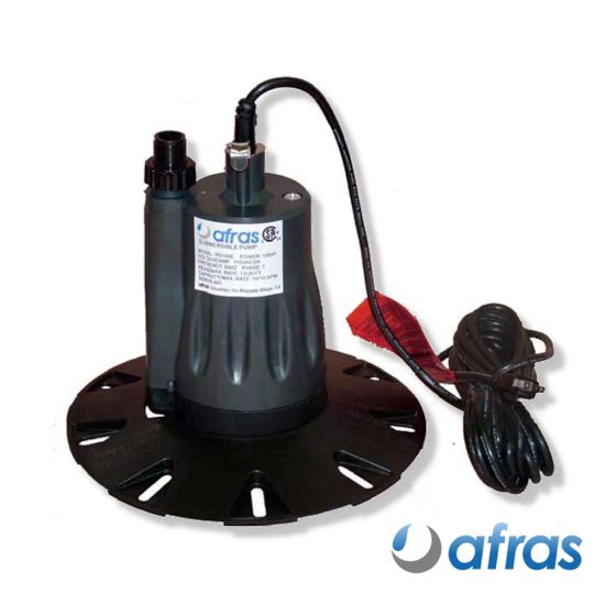 Afras Submersible Pool Cover Pump 1/6 HP w/ Stabilizer Base  |  RS100P
