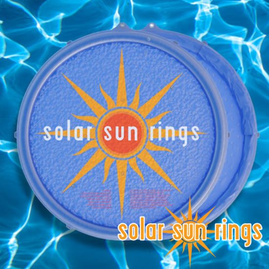 Solar Sun Ring Cover Sunburst  with Water Anchor | SSRA-SB-02