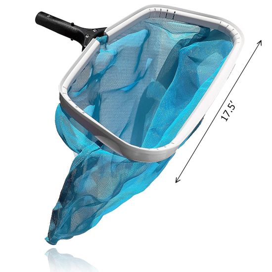 Pool Skimmer Net with Deep Bag - 17.5" Extra Heavy Duty Leaf Skimmer | sw-10-002